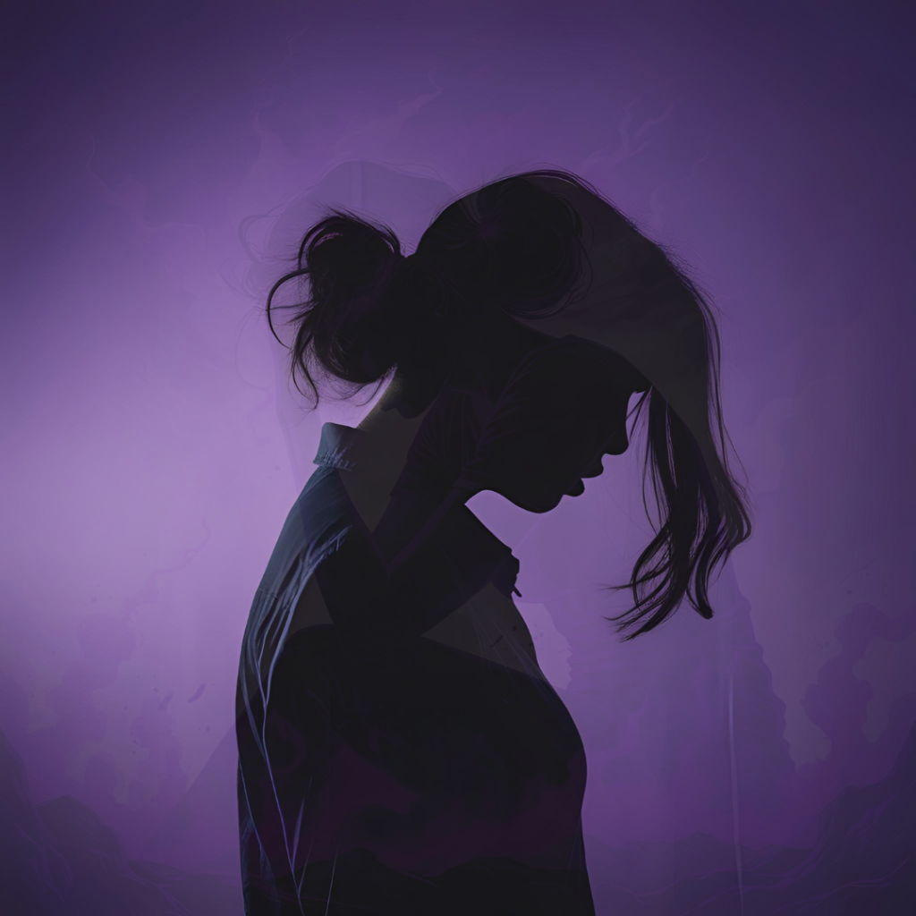 Stressed woman experiencing symptoms of burnout and hormone imbalance